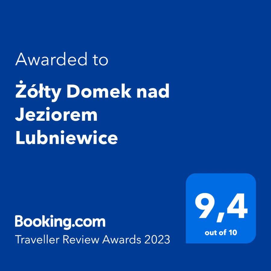 Zolty Domek Nad Jeziorem Lubniewice Eksteriør billede